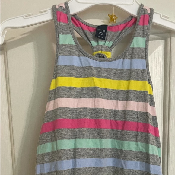Girls Gap Sleeveless Multicolor Dress, Size 5Y